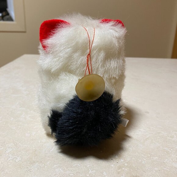 2/$20, Vintage Plush Toy – Adorable White Furry Animal with Clown Nose - Picture 6 of 10